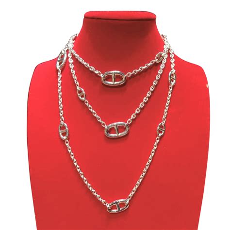 hermes bijoux femme collier|hermes jeux en argent.